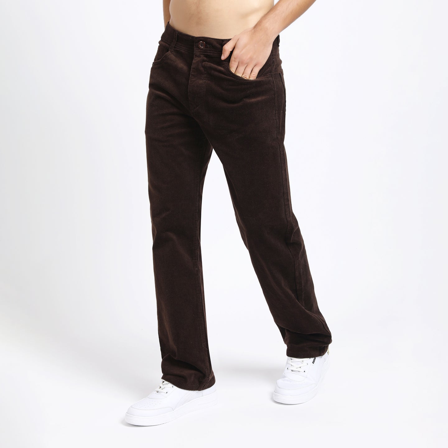 BRANDY COFFEE CORDUROY PANTS 4770-8